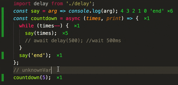 JavaScript coding animation
